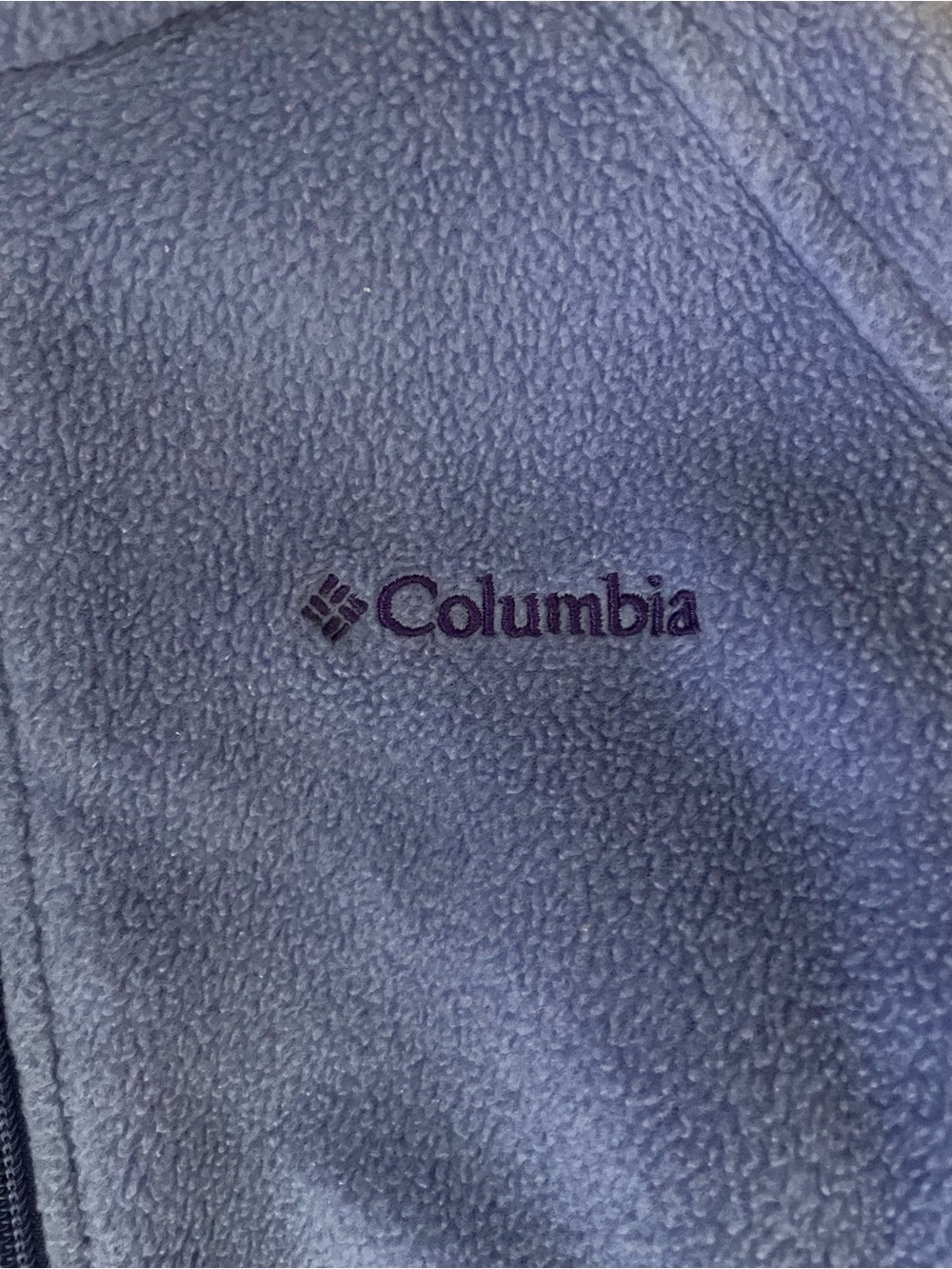 Columbia Kids Purple-Blue Fleece Jacket - Picture 4 of 8